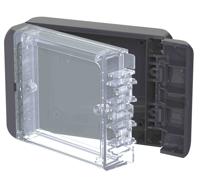 96022144-b-100804-pc-v0-g-7024 Bopla Bocube Series Polycarbonate General Purpose Enclosure, IP66, IP68, Flanged, 113 x 80 x 40mm
