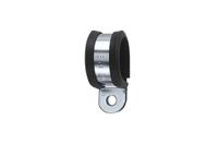 166-50600-afcs10-gspvc-bkml HellermannTyton Black Galvanised Steel cable clamp, 11mm Max. Bundle
