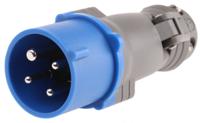 0-520-43 Legrand, HYPRA IP44 Blue Cable Mount 3P + E Industrial Power Plug, Rated At 16A, 230 V