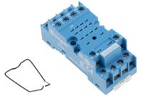 9474sma Finder 94 14 Pin 250V ac DIN Rail, Panel Mount Relay Socket, for use with 55.34 Series Relay