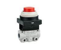 vm130-f01-30ga SMC Push Button Pneumatic Relay Mechanical Valve VM100 Series, G 1/8, 1/8in, III B