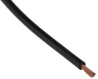 285-7820 Staubli Black 0.5 mm² Hook Up Wire, 20 AWG, 129/0.07 mm, 100m, PVC Insulation