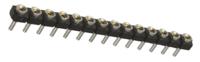 sl-114-t-10 Samtec SL Series Straight Through Hole Mount PCB Socket, 14-Contact, 1-Row, 2.54mm Pitch, Solder Termination
