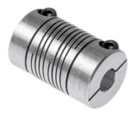 707162222 Huco Beam Coupling, 16mm Outside Diameter, 6mm Bore, 25.4mm Length Coupler