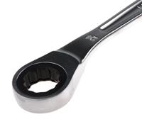 46724sls Facom 467 Series Combination Ratchet Spanner, 24mm, Metric, Height Safe, Double Ended, 321 mm Overall