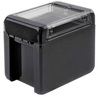 96022134-b-100809-pc-v0-g-7024 Bopla Bocube Series Graphite Grey Polycarbonate V0 Enclosure, IP66, IP68, IK07, Transparent Lid, 113 x 80 x 90mm