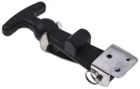 339-9151 RS PRO Rubber, Stainless Steel Toggle Latch, 130 x 34 x 22mm
