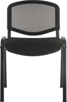 625-817 RS PRO Black Fabric Stacking Chair, 140kg Weight Capacity