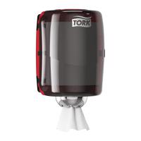 659008 Tork Plastic Red Wall Mounting Paper Towel Dispenser, 232mm x 356mm x 248mm