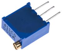 3296w-1-500lf 50Ω, Through Hole Trimmer Potentiometer 0.5W Top Adjust Bourns, 3296