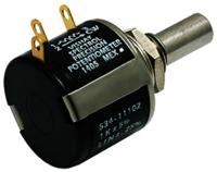 534-1-1-104 Vishay 534 100kΩ Rotary Potentiometer 10-Turns 1-Gang Bushing Mount,