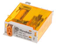 466181100040 Finder Plug In Power Relay, 110V ac Coil, 25A Switching Current, SPDT