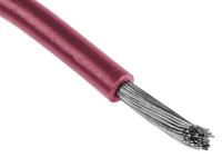 872-5215 RS PRO Red 0.2mm² Hook Up Wire, 24 AWG, 11/0.16 mm, 100m, XLPE Insulation
