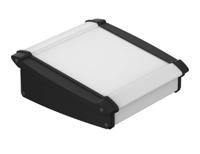 92865150hmt1-atph-1865-0150 Bopla Alu-Topline Series Black Aluminium Desktop Enclosure, Sloped Front, 150 x 181.2 x 68.2mm