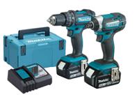 dlx2131tj Makita DLX2131TJ, 18V Cordless Cordless Power Tool Kit - Cordless Power Tools Kit, Type G - British 3-pin
