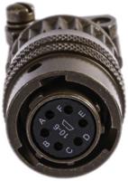 pt06a-10-6ssr Amphenol Industrial, PT, Copper Alloy 6 Way Cable Mount MIL Spec Circular Connector PlugGreen, Socket Contacts,Shell