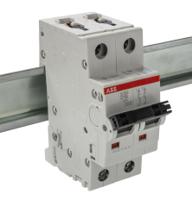 2cds252001r0161-s202-d16 ABB System Pro M Compact S200 MCB, 2P, 16A Curve D, 400V AC, 125V DC, 10 kA Breaking Capacity