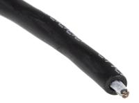 45092-bk005 Alpha Wire Xtra-Guard 4 Performance Cable Control Cable, 2 Cores, 0.23 mm² 24 AWG, Screened, 30 m, Black Thermoplastic