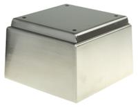 1671600 Rittal HD Series Stainless Steel Terminal Box, IP66, IPX9, 150 mm x 150 mm x 120mm