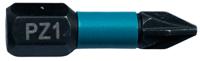 b-63638 Makita Hexagon Screwdriver Bit, PZ1 Tip, 25 mm Overall