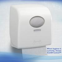 6623 SCOTT Scott Control Slimroll () Rolled White Hand Towels, 198mm, 3960 Sheets