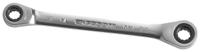 6414x516 Facom 64 Series Ratchet Spanner, 1/4in, Imperial, Double Ended, 115 mm Overall