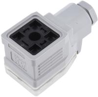 933029106-gdme-2011-grey Hirschmann GDME 2P+E DIN 43650 A, Female Solenoid Valve Connector, 400 V ac Voltage
