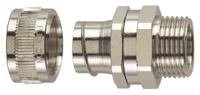 ssu20-m20-s Flexicon Straight, Swivel, Conduit Fitting, 20mm Nominal Size, M20, Stainless Steel IP40 rating