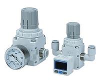 irv10-ln07bg SMC 140L/min Vacuum Regulator, -100kPa to -1.3kPa
