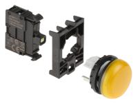 78639217-m22-l-ym22-am22-led-w Eaton, RMQ Titan M22, Flush Mount, Rear, Surface Mount Yellow LED Indicator, 22mm Cutout, IP69K, Round, 12 → 30V
