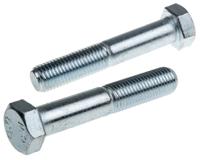 279-931 RS PRO Bright Zinc Plated Steel, Hex Bolt, M16 x 90mm