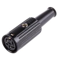 490-939 RS PRO 6 Pole Din Socket, 1A, 100 V ac, Push Lock, Female, Cable Mount