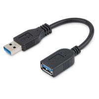 usb3ext6inbk StarTech.com USB 3.0, Male USB A to Female USB A, 5Gbps, 150mm