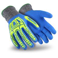6060611 Hexarmor Thin Lizzie Fluid 7102 Blue Fibreglass, High Performance Polyethylene Work Gloves, Size 11, Nitrile Coating