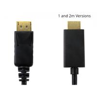 286-3363 RS PRO Male DisplayPort to Male HDMI, PVC  Cable, 4K, 2m