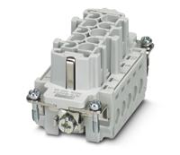 1648186 Phoenix Contact Heavy Duty Power Connector Insert, 16A, Female, HEAVYCON B10 Series, 10 Contacts