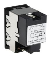 kmf1119111 Schurter 10A, 250 V ac Male Snap-In Filtered IEC Connector 2 Pole KMF1.1191.11, Solder 2 Fuse