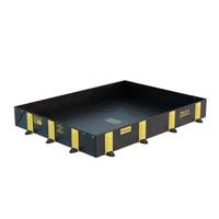 jen28516bl Justrite PVC Spill Berm for Spill Control, 1314L Capacity