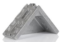 3842530260 Bosch Rexroth M8 Mounting Bracket, Connecting Component, Strut Profile 50 mm, Groove Size 10mm