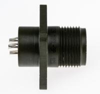 ms3102a-10sl-3p Amphenol Industrial, MS3102A, Copper Alloy 3 Way Box Mount MIL Spec Circular Connector Receptacle, Pin Contacts,Shell