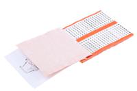 136-3289 RS PRO Adhesive Cable Markers, Black on White, Pre-printed "A → Z; -; 0 → 15"