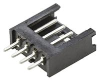 280371-1 TE Connectivity AMPMODU MOD II Series Straight Through Hole PCB Header, 4 Contact(s), 2.54 mm Pitch, 1 Row, Shrouded