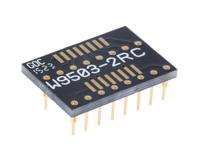 w9503-2rc Winslow Straight Through Hole Mount 1.27 mm, 2.54 mm Pitch IC Socket Adapter, 16 Pin Female SOP to 16 Pin Male DIP