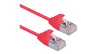 21153315 Roline21.15.33, 2m Cat6a, Red RJ45 to Male RJ45 Male, FTP LSZH Sheath