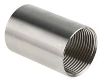 471-1350 RS PRO Coupler, Conduit Fitting, 25mm Nominal Size, 316 Stainless Steel, Silver