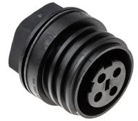 px093104s Bulgin Circular Connector, 4 Contacts, Panel, Standard Connector, Socket, Female, IP68, Buccaneer 900 Series