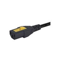60512154 Schurter Straight IEC C13 Socket to Right Angle CEE 7/7 Plug Power Cord, 5m