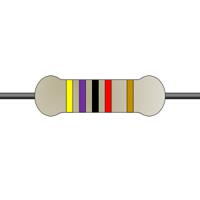 cfr-25jt-52-47k Yageo 47kΩ Carbon Film Fixed Resistor 1/4W 5% CFR-25JT-52-47K