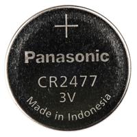 cr-2477bn Panasonic CR2477 Button Battery, 3V, 24.5mm Diameter