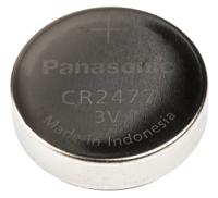 cr-2477bn Panasonic CR2477 Button Battery, 3V, 24.5mm Diameter